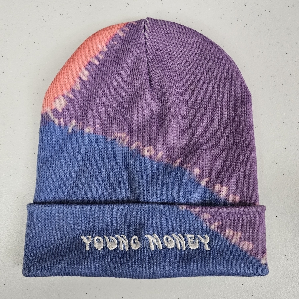 American Eagle AE x Young Money Collab Winter Beane Hat Cap Tie Dye